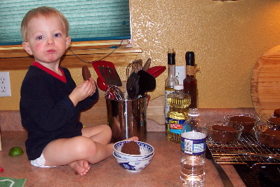 Max Eats Cupcakes on his 2nd Birthday
