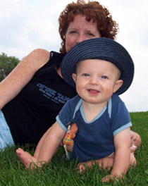 Max & Mom in a Michigan park